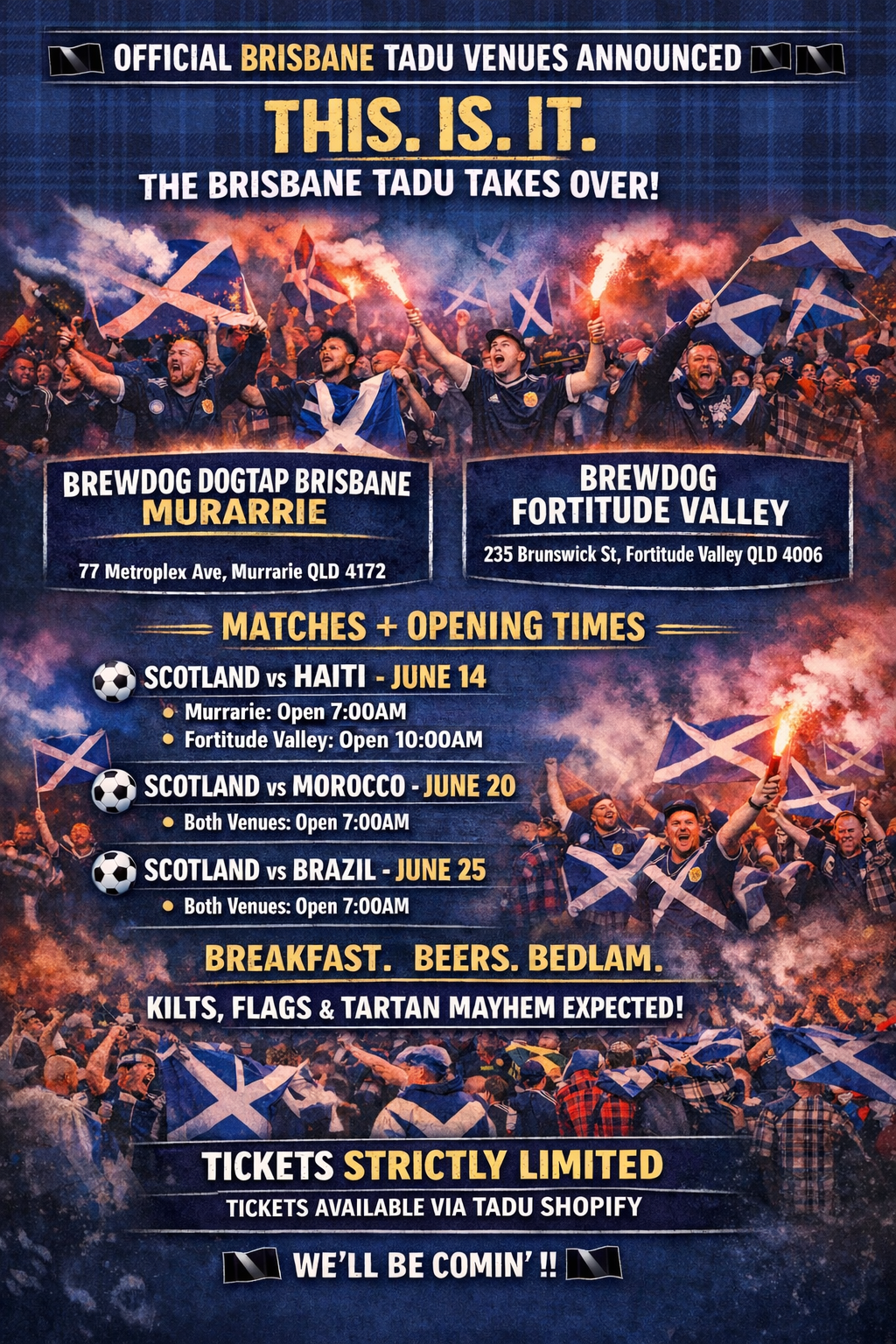 Scotland vs Morocco (single ticket) Murarrie