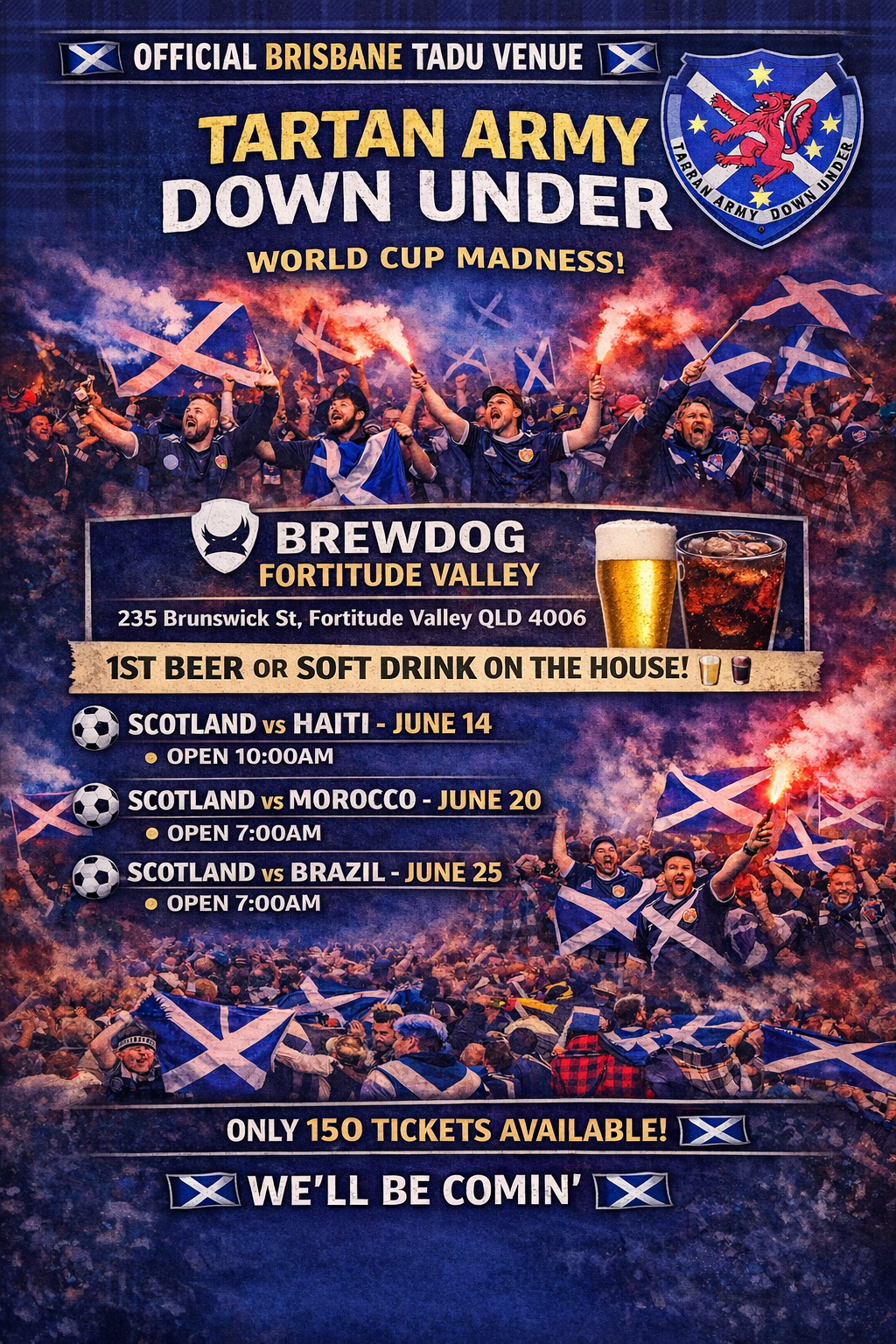 Scotland vs Haiti - FORTITUDE VALLEY (single ticket)